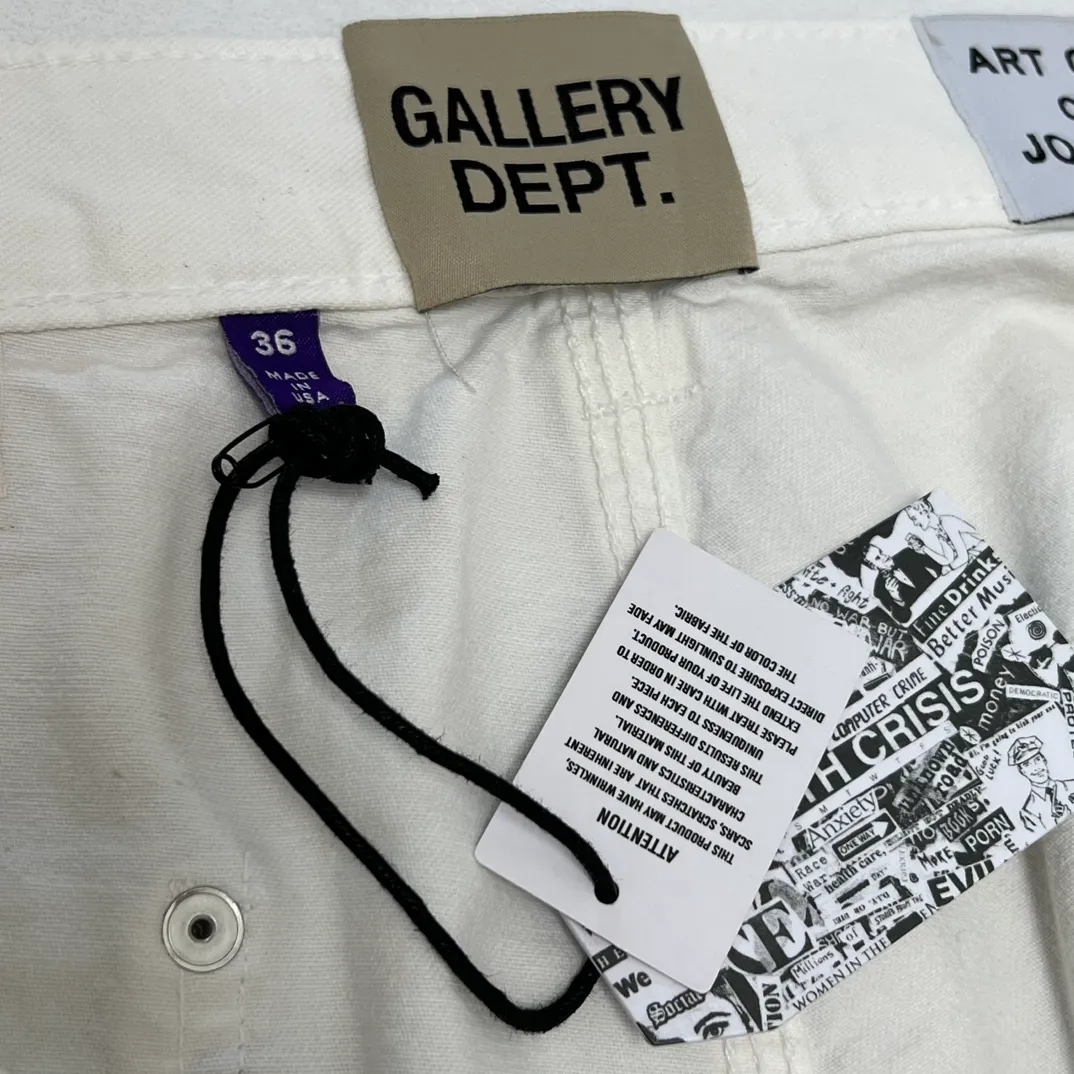 Mold opening and customization of auxiliary materials! Correct version! GALLERY DEPT. PAINTED CARPENTER FLARE graffiti logging pants 30/32/34/36 size